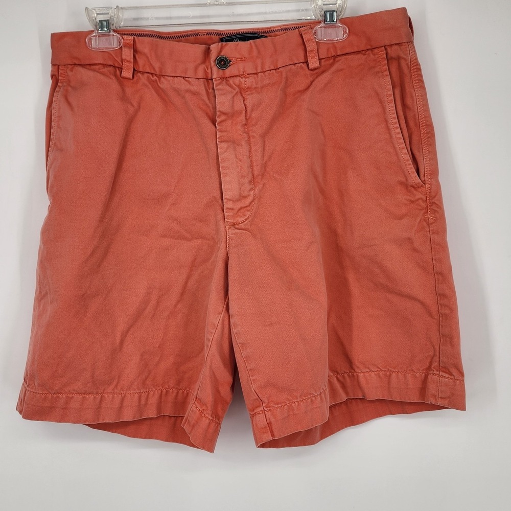 Southern Tide Vintage Chino Allen‎ Fit Shorts Mens Size 36Orange Coral 8" Inseam